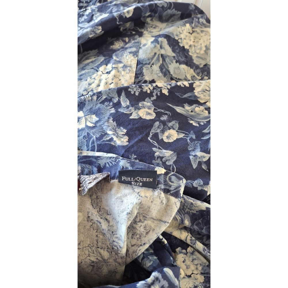 Vintage Ralph Lauren Isadora Bedding Set Queen Duvet King Bed Skirt 3 Euro Shams - Picture 3 of 11